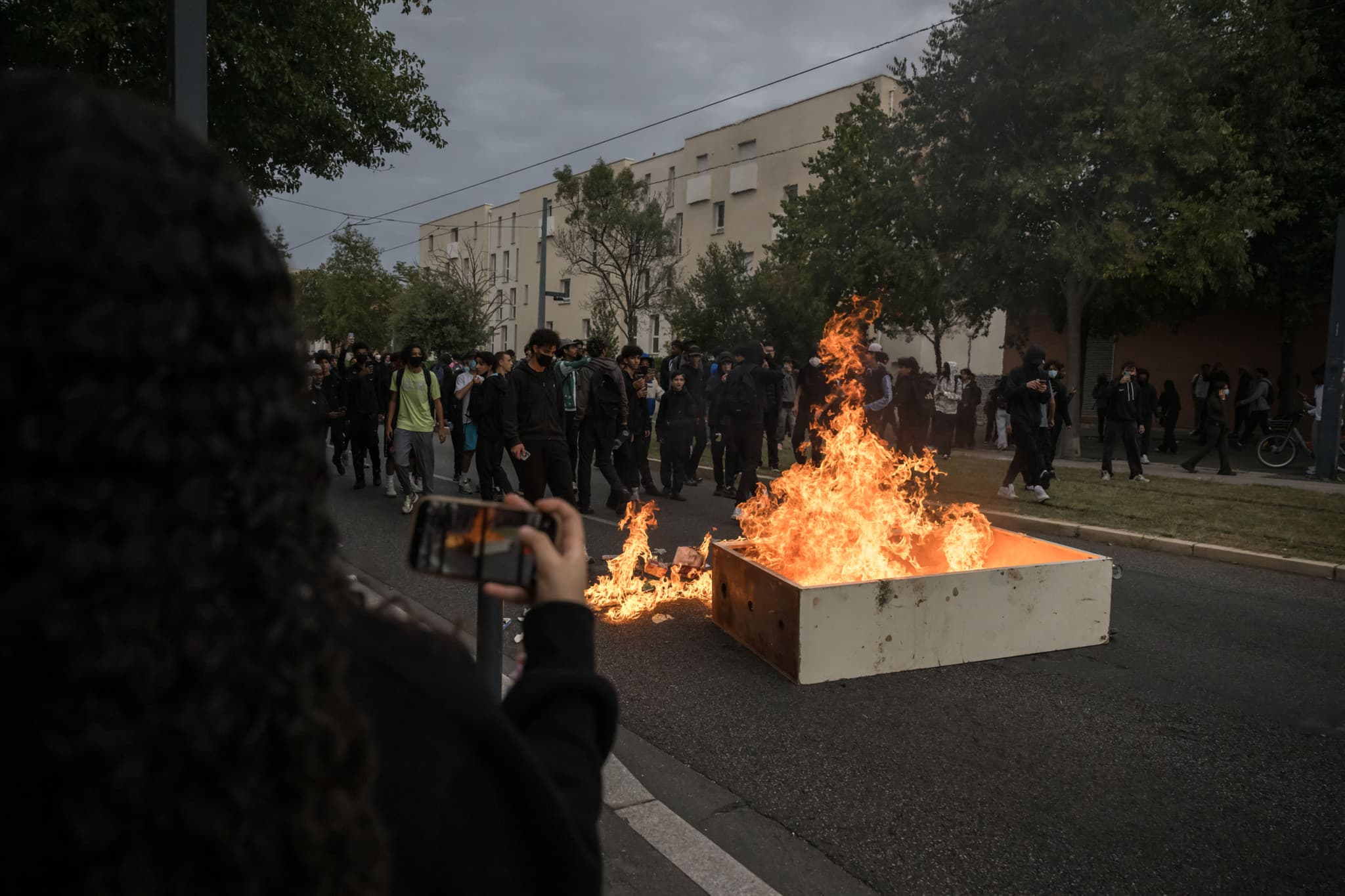 Lycéens en colère en France: Fonctionnaire touché par un jet d’objet à Annemasse, jeunes interpellés