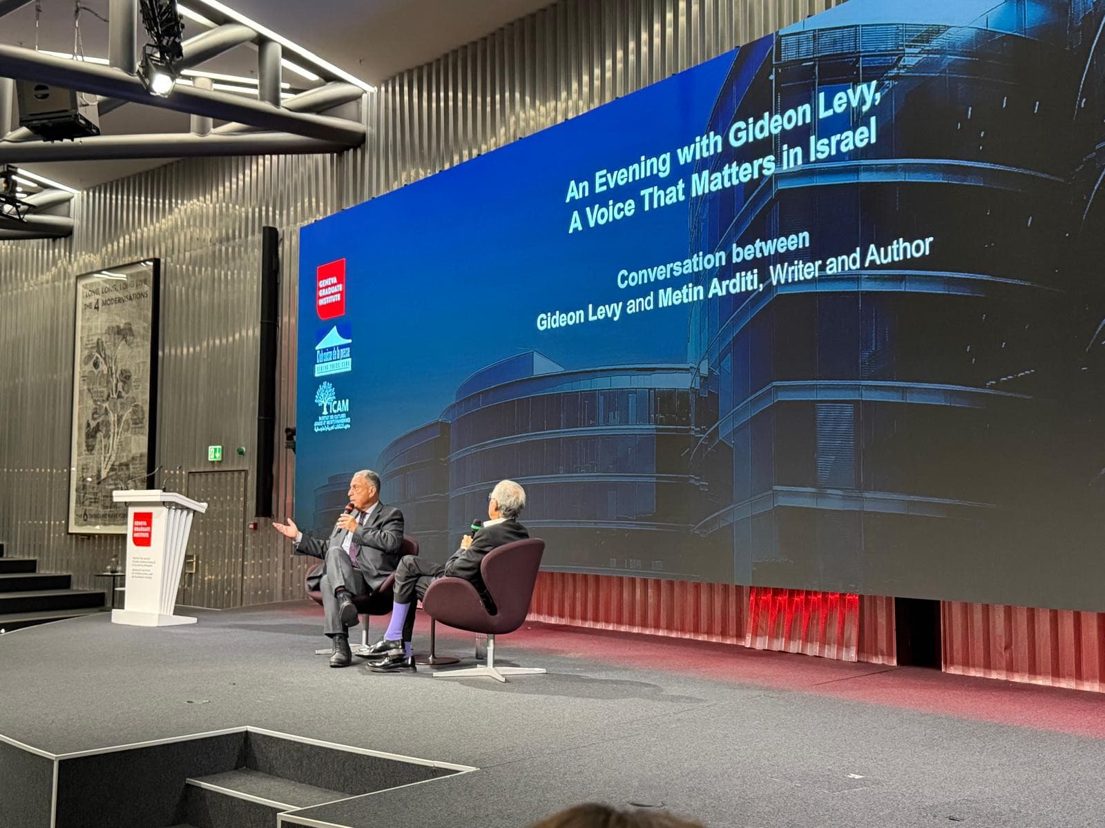 Genève internationale: À Genève, l’impitoyable réquisitoire de Gideon Levy contre la société israélienne