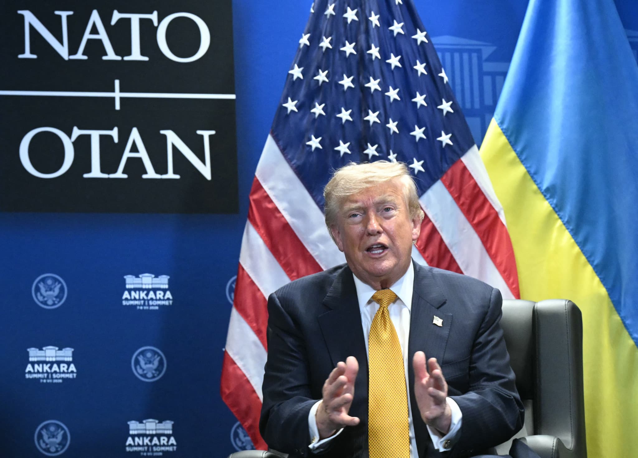 Sommet de l’OTAN à Ankara: Trump a dit aux membres de l’OTAN que les États-Unis voulaient y rester