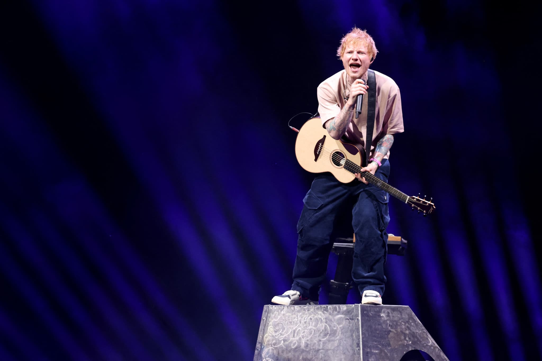 Ford Field Stadium à Détroit: Un accident au concert d’Ed Sheeran envoie six techniciens à l’hôpital