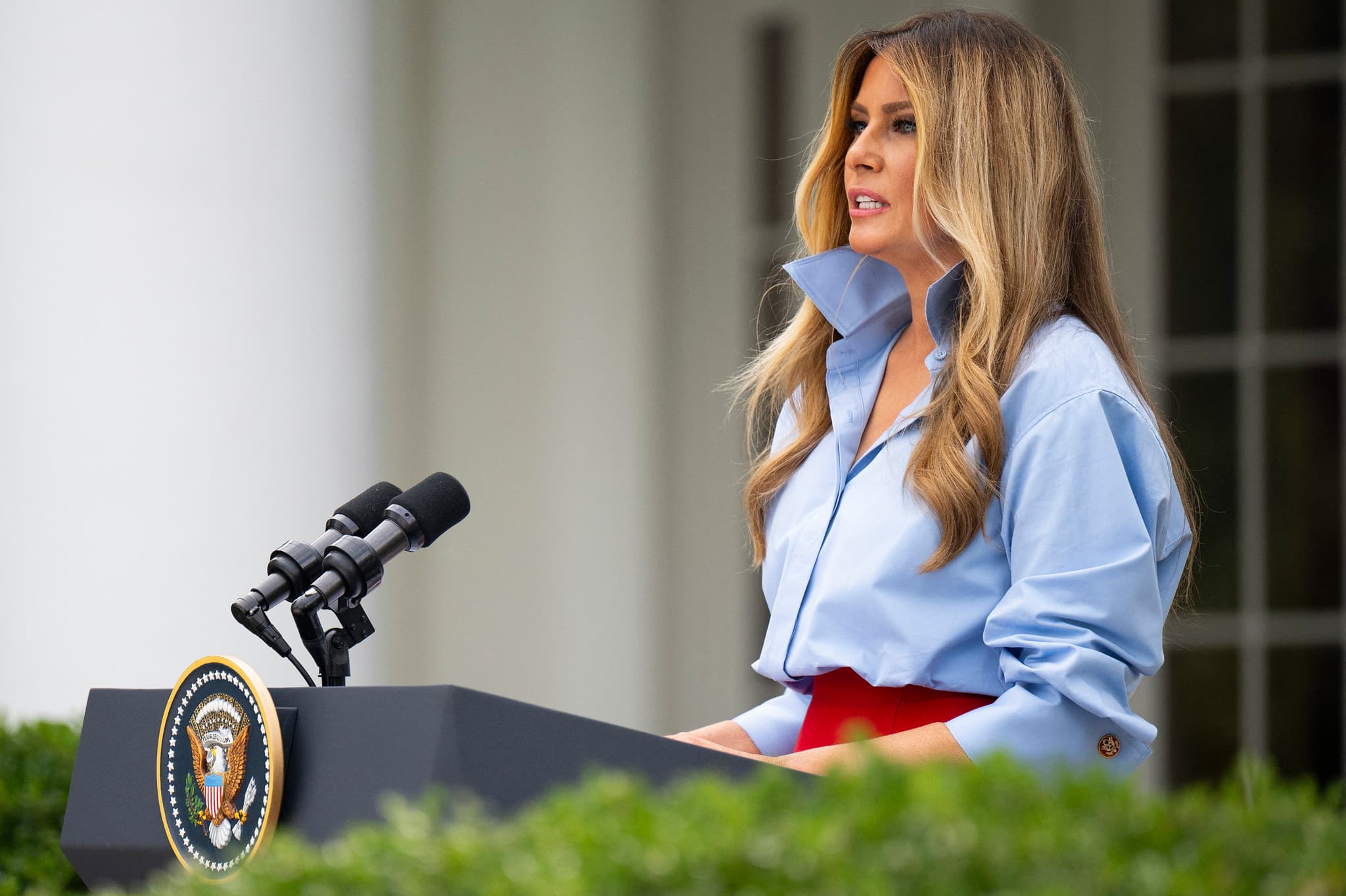 «Me voilà»: Melania Trump réapparaît après un mois de silence et de rumeurs