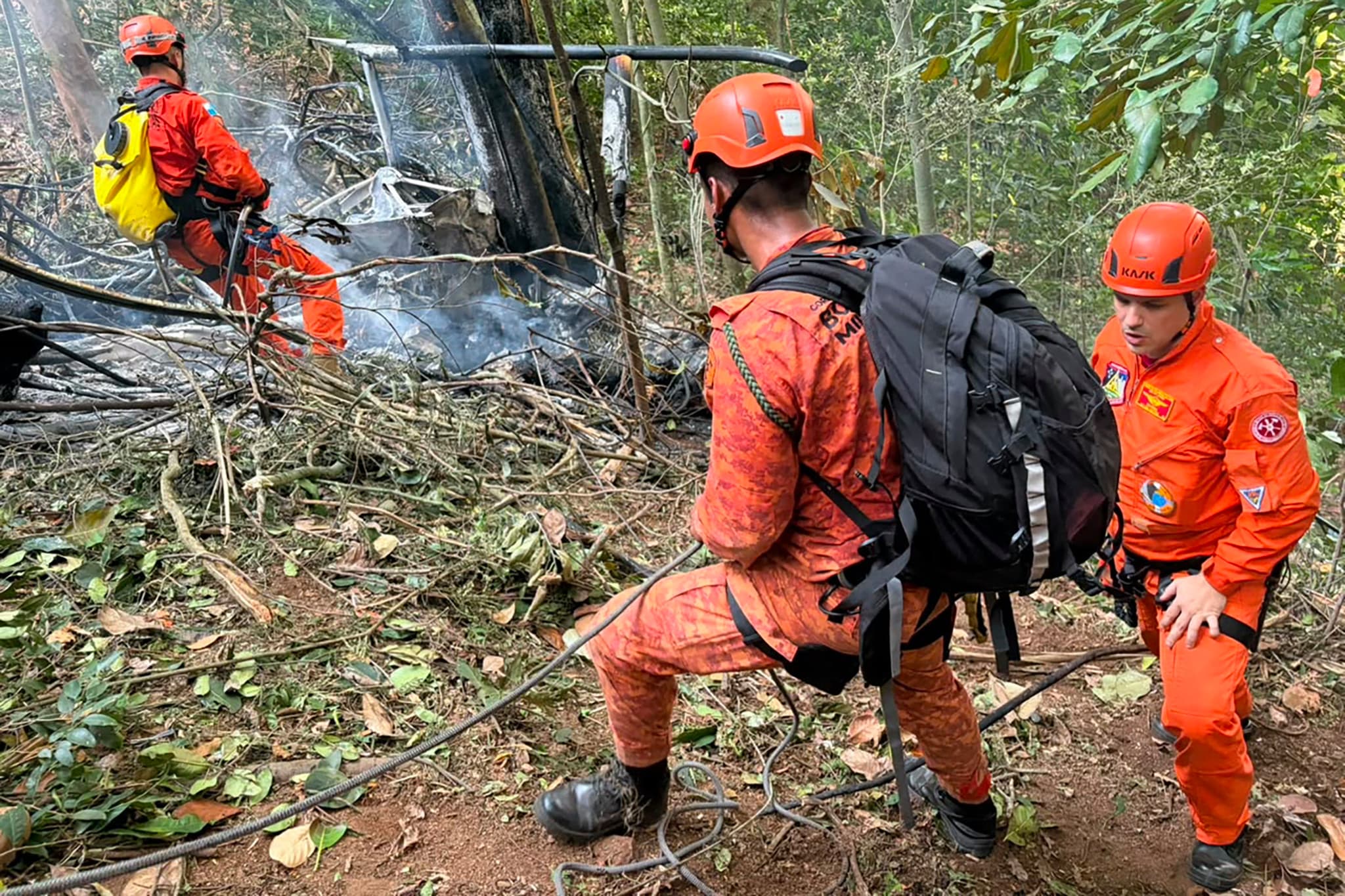 Drame au Brésil: Un hélicoptère s’écrase en forêt et tue quatre personnes