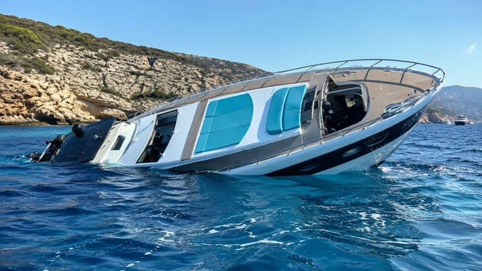 Naufrage en Sardaigne: Un yacht de luxe à 8 millions d’euros coule peu après sa livraison
