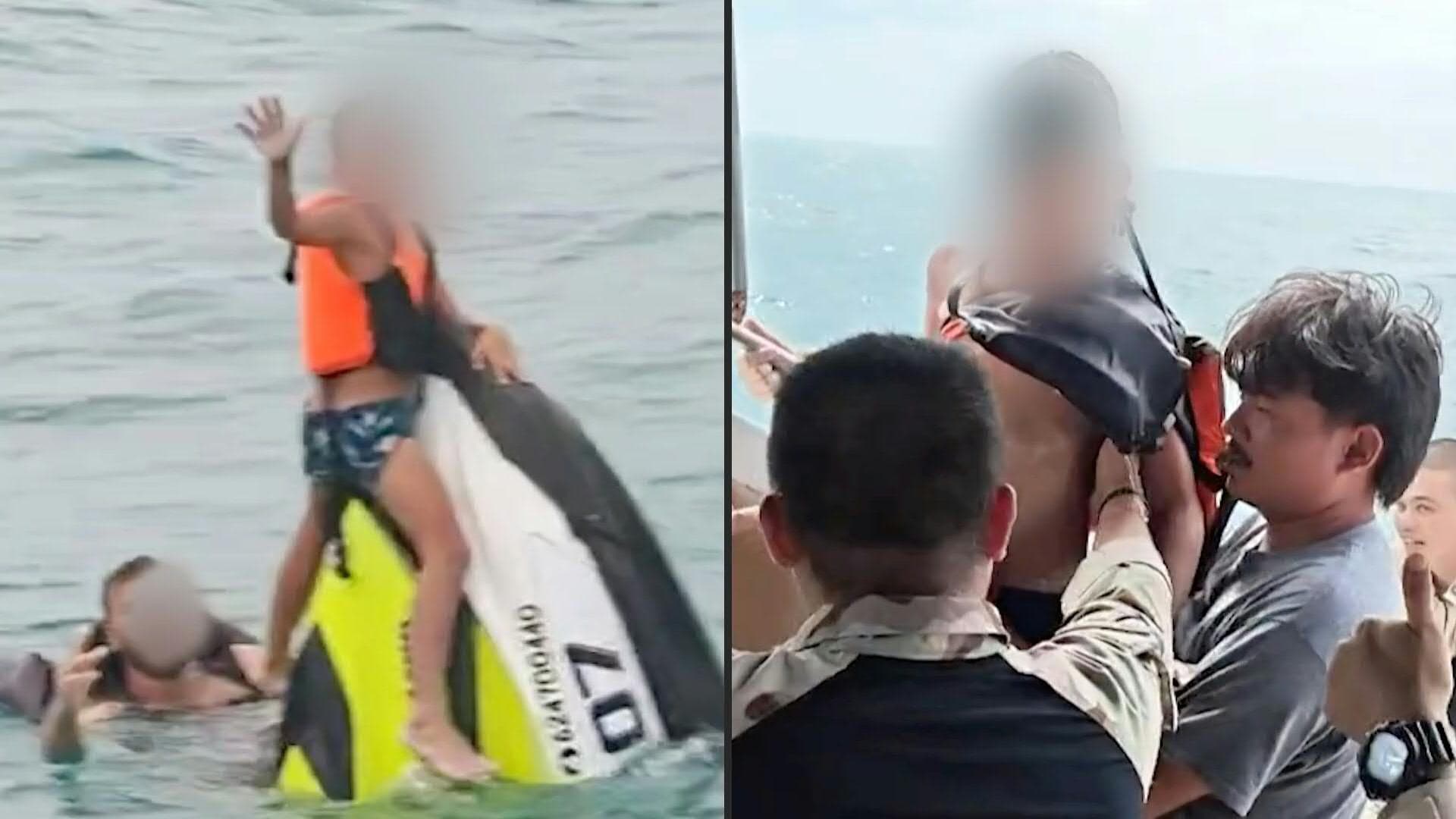 Sauvetage en Thaïlande: Un père et ses deux fils secourus après 16 heures en mer