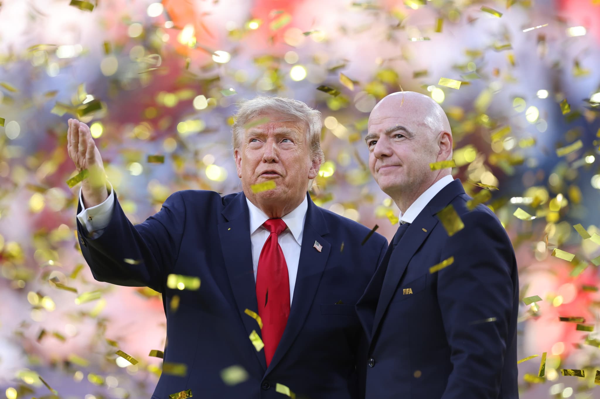 Après la Coupe du monde: Donald Trump souhaite que Gianni Infantino prenne la tête de l’ONU