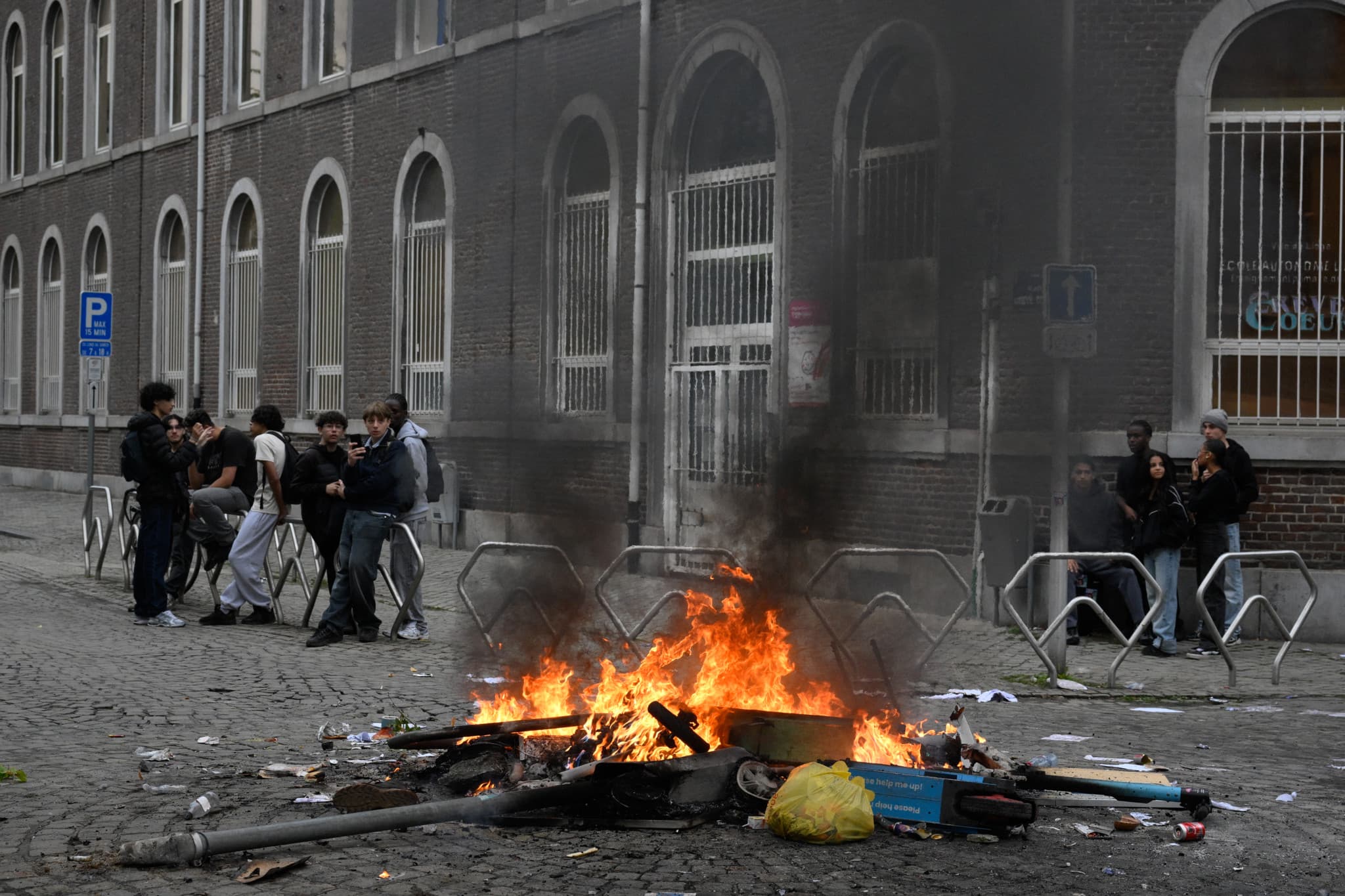 Colère étudiante en Belgique: Des manifestations lycéennes secouent  plusieurs villes belges
