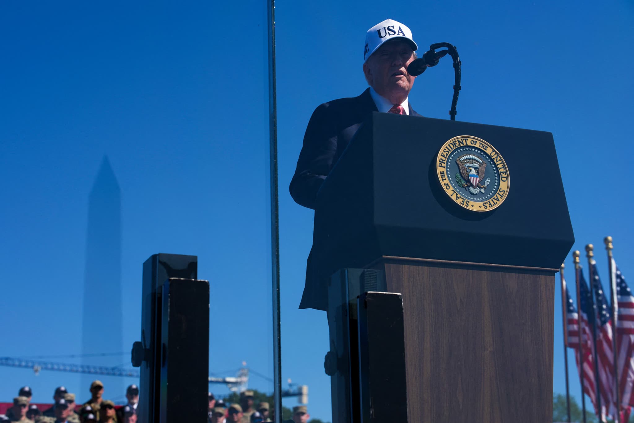 Commémorations du 11 septembre: Trump s’invente un sauvetage héroïque près de Ground Zero