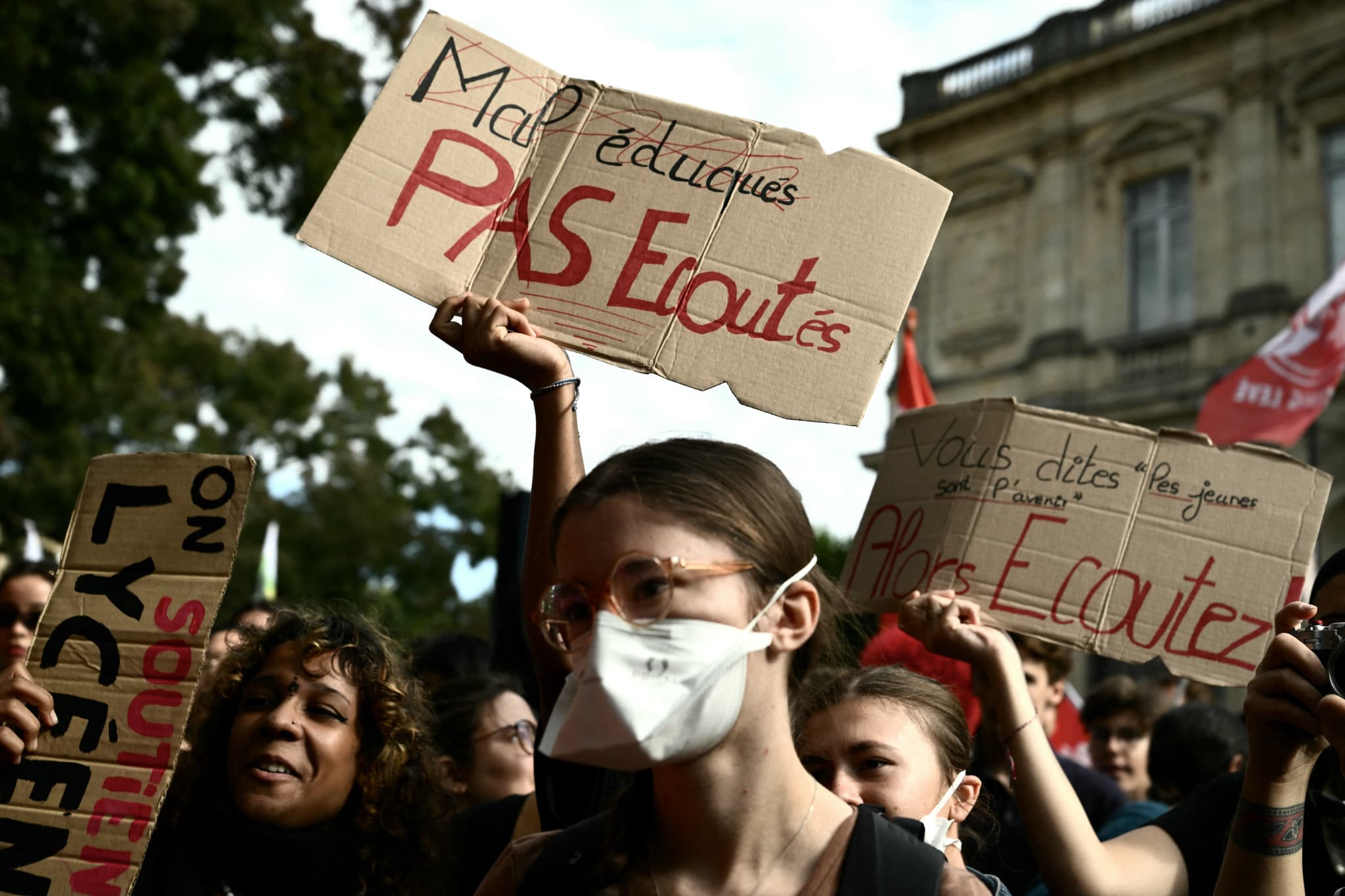 Mobilisation en France: Le mouvement des lycéens prend encore de l’ampleur vendredi