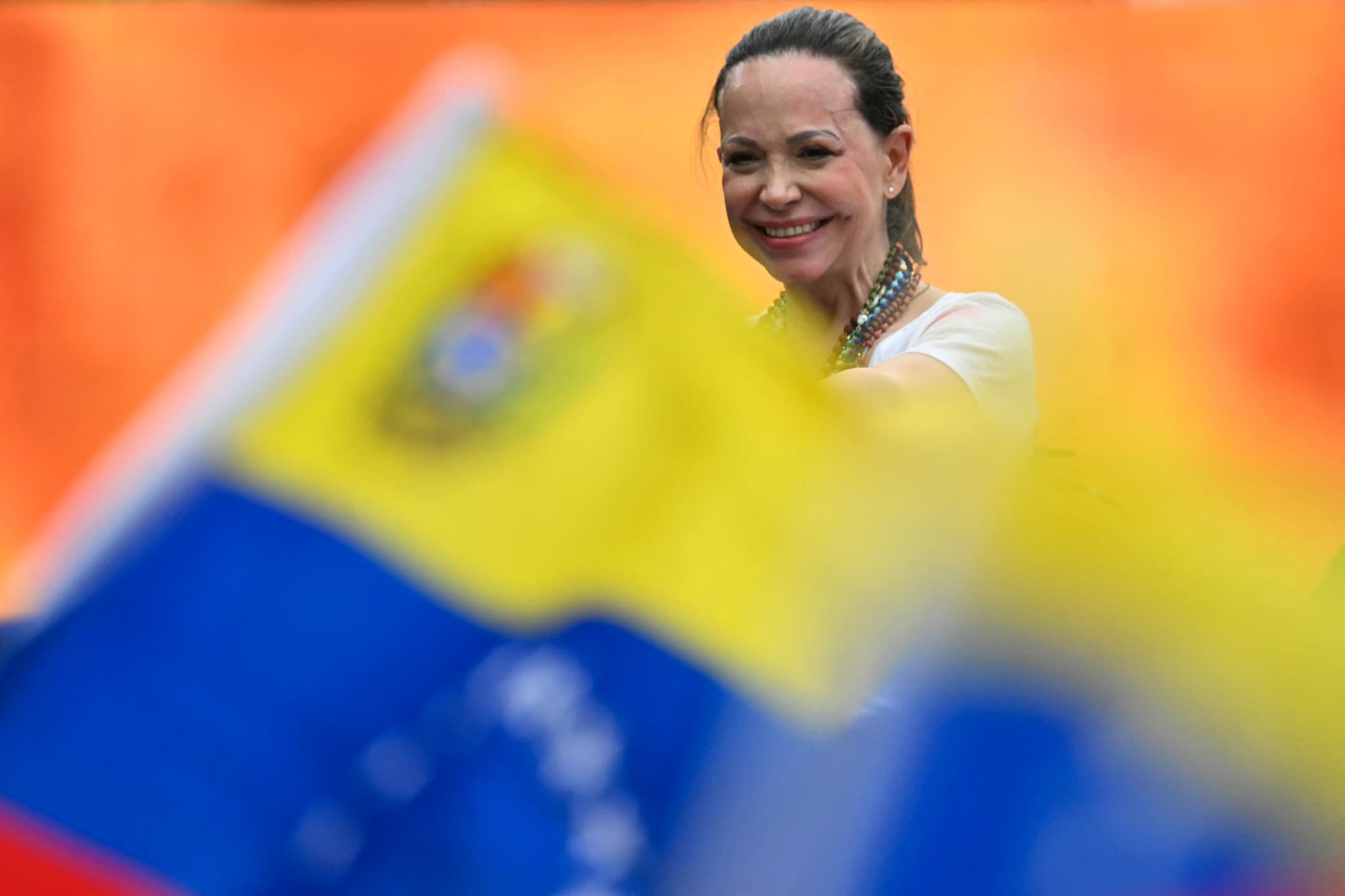 Politique vénézuélienne: L’opposante en exil María Machado est de retour au Venezuela