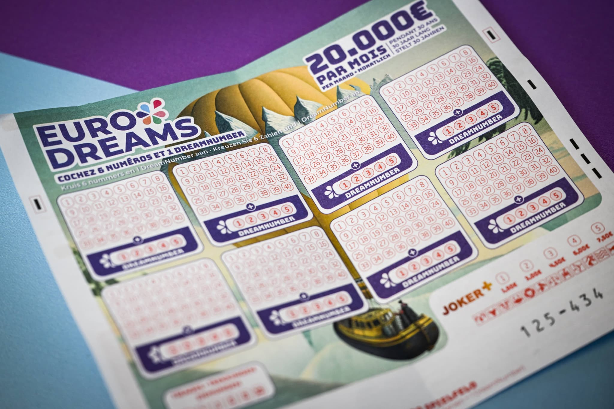 Eurodreams: Un heureux gagnant empoche 22’222 francs par mois durant 30 ans